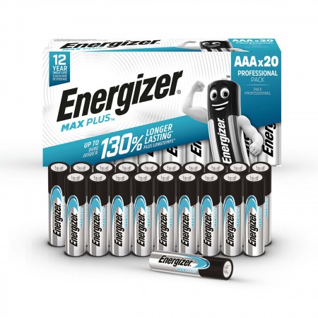 LR03 Max Plus™ AAA batteries, pack of 20