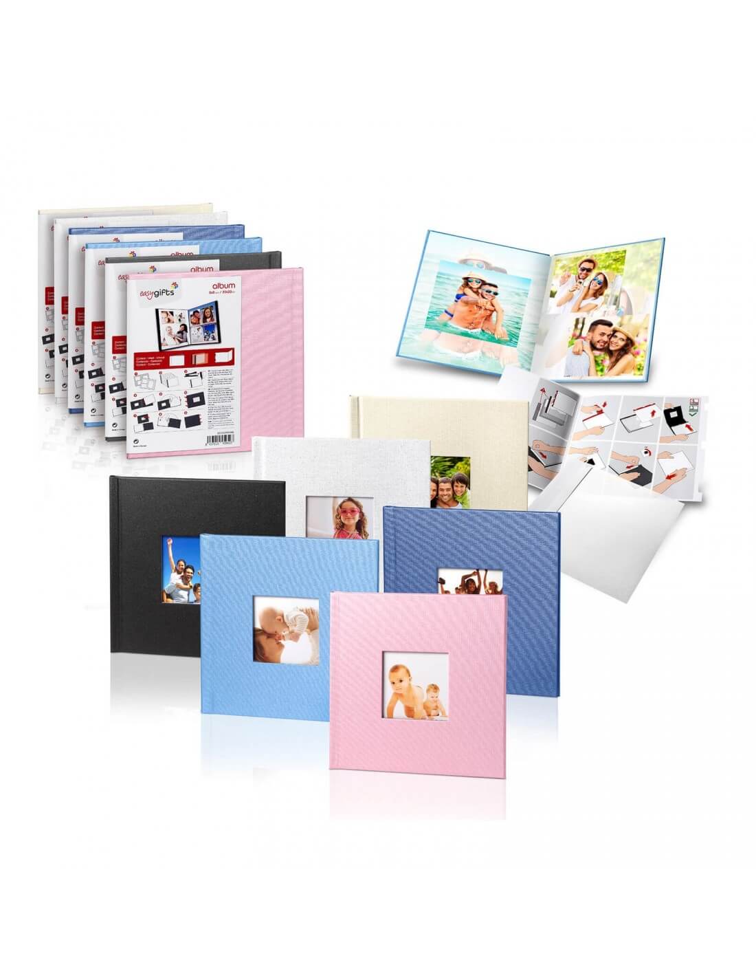 PhotoBook Album for UniBind Binding System-White 8 !/2 x 11